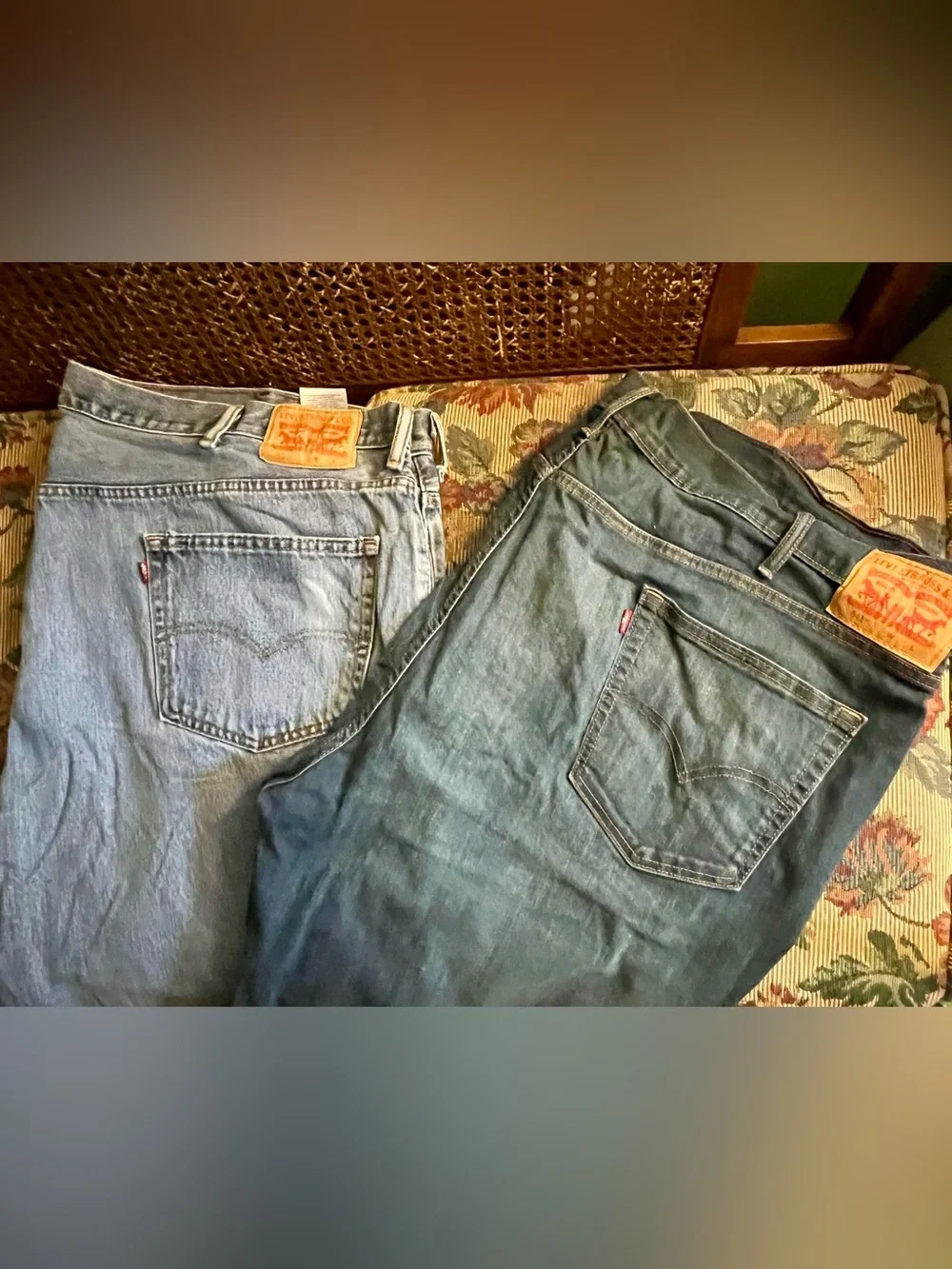 Lot or 5 Big and Tall size men’s bottoms - Levi’s, Covec Bull-it jeans, Oakhill